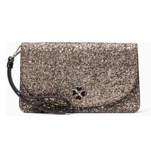 Kate Spade New York Rose Gold 'Odette' Wristlet - Perfect for Date Night!